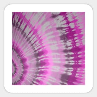 Cute Pink Retro Tie Dyed Sticker